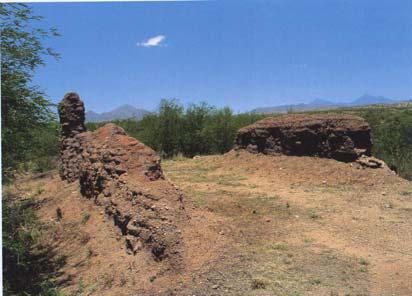 The Presidio of Tubac was established in 1752, following the Pima Revolt the preceding year. About 50 soldiers were sent to build a fort at the location of a Piman rancheria.