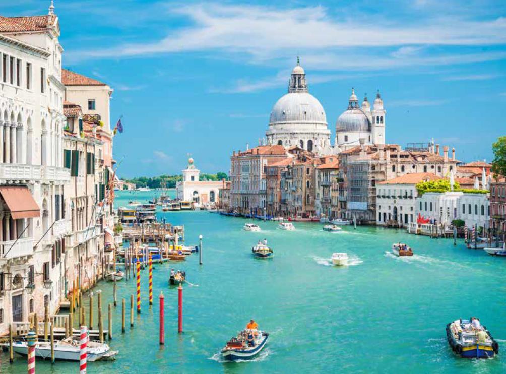 ITALY: LANDS OF VENICE 2018 8 days/ 7 nights Self-guided cycle tour 270-295 km (starting in Mestre or Vicenza) A wonderful easy ride on almost completely flat cycle paths and low traffic roads