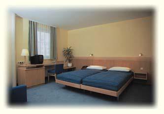 1, 3, 5, 7, 8, 15) Facilities for handicapped Yes (2 single rooms, additional bed available) Prices per night Single room: 77 EUR* Double room: 110 EUR* Handicapped single room (single use): 57 EUR*