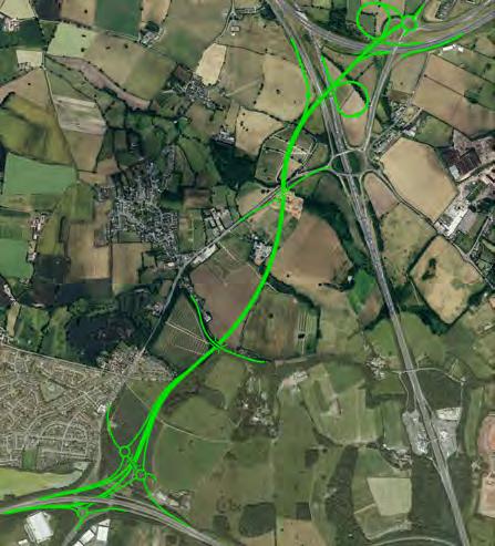 Junction 11 would remain unchanged with local access to the M6 and M6 Toll remaining the same.