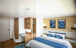 Third person rates are available in Category 5 cabins at one half the double occupancy rate.