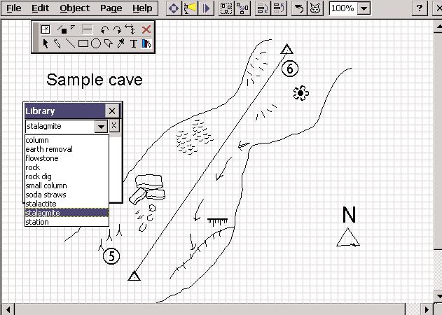 Pencentra 130 Screenshot NOTE: RIch Finley is developing an application called Compass Injector that operates on Pocket PC s that combines a graphical user interface that allows for ease of entering