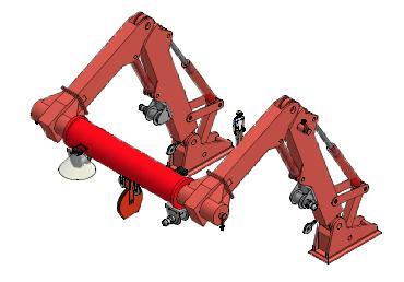 lifting gear folding A-frame 30 t multifunction
