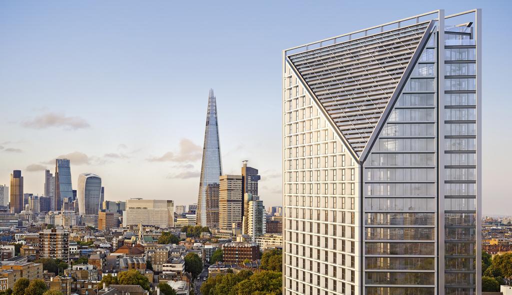 CGI INDICATIVE VIEW OF TWO FIFTY ONE FACING TOWARDS THE CITY OF LONDON TWO FIFTY ONE Southwark Bridge Road is an elegant 41-storey residential tower in a Zone One Southwark location, between Vauxhall