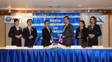 Memorandum of Understanding signed for Strategic Partnership with Airports of Thailand August 31, 2014 (NKIAC) and the Airports of Thailand Public Company Limited (AOT) signed a Memorandum of
