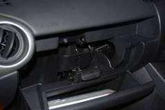 3. Retrieve the car key from the key box in the glove compartment in front of the passenger seat. 4.