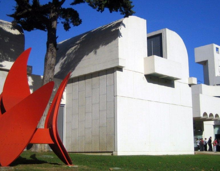 5 Museums and Galleries Barcelona City Guide / 29 4 JOAN MIRÓ FOUNDATION (Fundació Joan Miró) The Fundació Joan Miró, Centre d Estudis d Art Contemporani (to use its full name) was founded in 1975 by