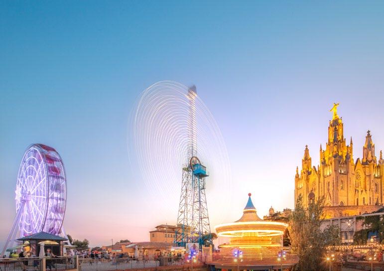 6 Attractions for families Barcelona City Guide / 36 4 (Tibidabo PARC D ATRACCIONS DEL TIBIDABO Amusement Park) If you re visiting Barcelona with kids, you should seriously consider spending time at