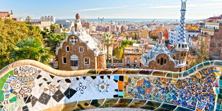 2 Barcelona s Top Landmarks Barcelona City Guide / 7 1 PARK GÜELL Designed by the master builder Antoni Gaudi, Park Güell is undeniably one of the most unusual and impressive parks in western Europe.