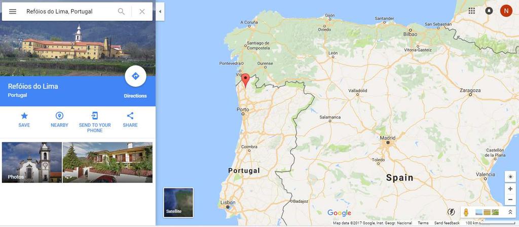 Accomodation and Travel information The Portugal Spain border is 1,214 km (754 mi) long and considered to be the longest uninterrupted border within the European Union.
