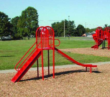 Straight Free Standing Slides American Playground slides are engineered to deliver perfect, low maintenance performance for a lifetime.
