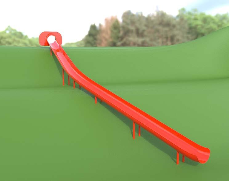 Trough Slide Curved Unlimited design dependent