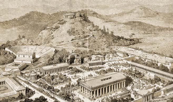 Suvremeni prikaz mogućega izgleda babilonskih visećih vrtova sa Sicilije, ali je dosad nejasno jesu li bili unutar ili izvan kraljevske palače.
