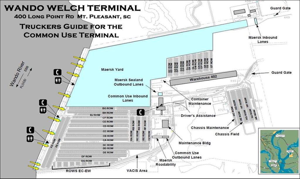 Exhibit 83: Wando Welch Terminal Profle date: Sept. 29, 2009 2008 TEU: 1,011,302 Port: Charleston Total Acres: 689 Terminal: Wando Welch CY Acres: 241.