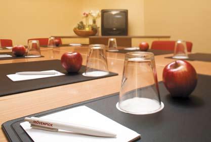 Conferences banquets. Our hotel offers 3 modern meeting rooms with a total capacity of 84 persons.