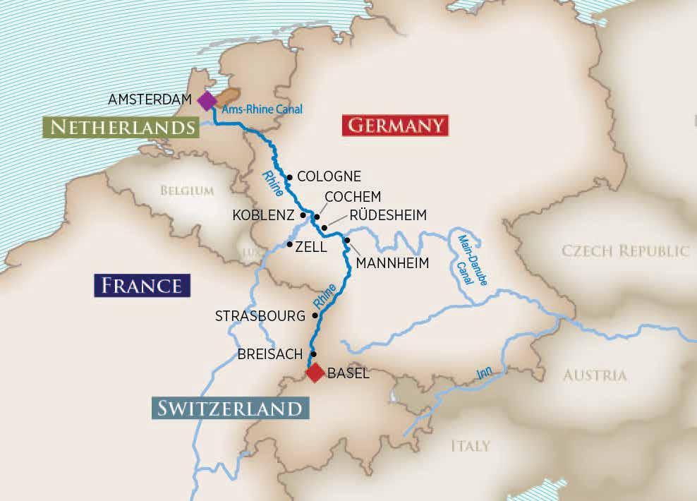 TRIP PRICING 3-Night Amsterdam Pre-Trip: May 30-June 2, 2017 Van Gogh Package $1,995 or ($2,065*) Rembrandt Package $2,250 or ($2,330*) 1-Night Amsterdam & River Cruise: June 2-10, 2017 Cabin