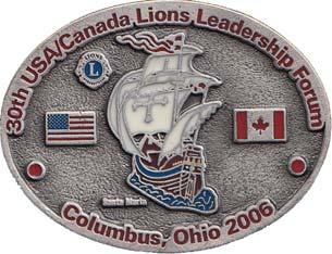 USA/Canada Lions Leadership Theme Pins 30th