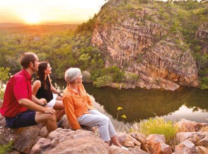 See these prehistoric creatures up-close as your local guide entices the crocodiles to leap out of the water. Then you ll travel into Kakadu National Park.