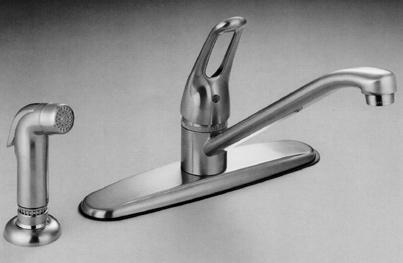 00 Note: Can be used with or with out Escutcheon GK201 Two Handle Goose Neck Spout with Spray 12 73.
