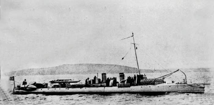 Muavenet and Goliath Muavenet-i Milliye is the Turkish torpedo boat, which sunk the British battleship Goliath.