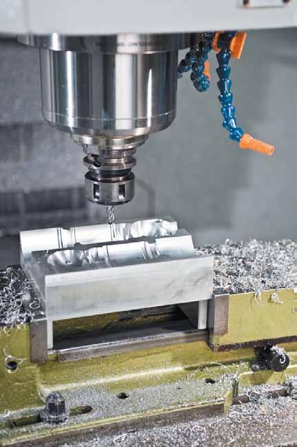 High speed The 8055 CNC uilizes advanced algorihms ha are required in high speed machining operaions o obain a ool pah ha is idenical o he par programmed from a blueprin.