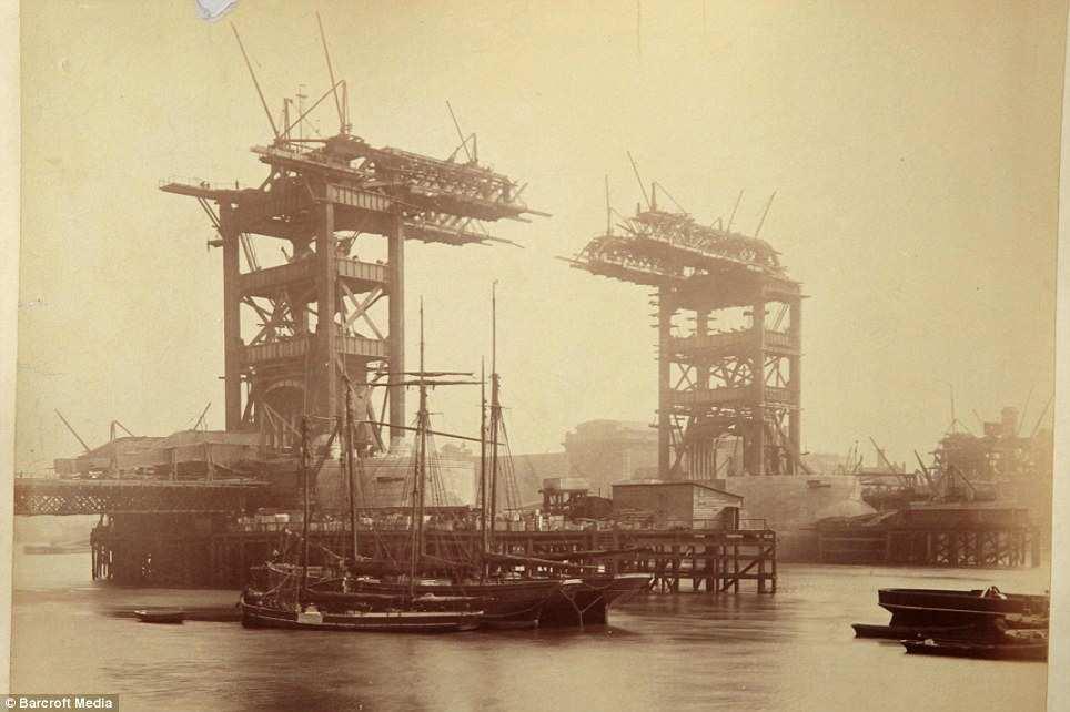 Pictures of Tower Bridge during construction found dumped in a skip This is one of the London's most beloved landmarks as you've never seen her before.