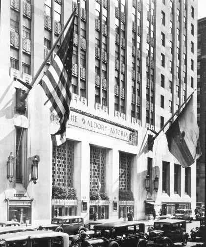 The Waldorf=Astoria New York immediately set the standard for service, hospitality and society.