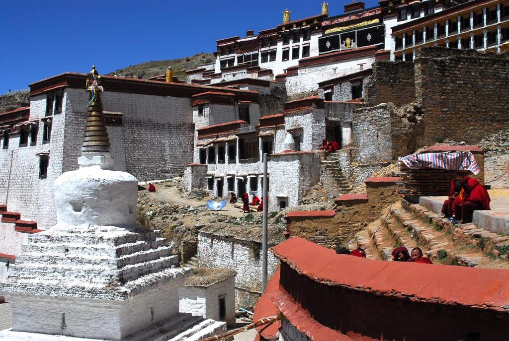 Ganden Monastery at 15,000 ft