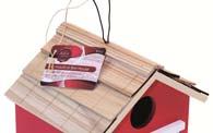 Code: BB-BH301 Hanging Wooden Insect & Bee House Made from natural fir wood & bamboo.
