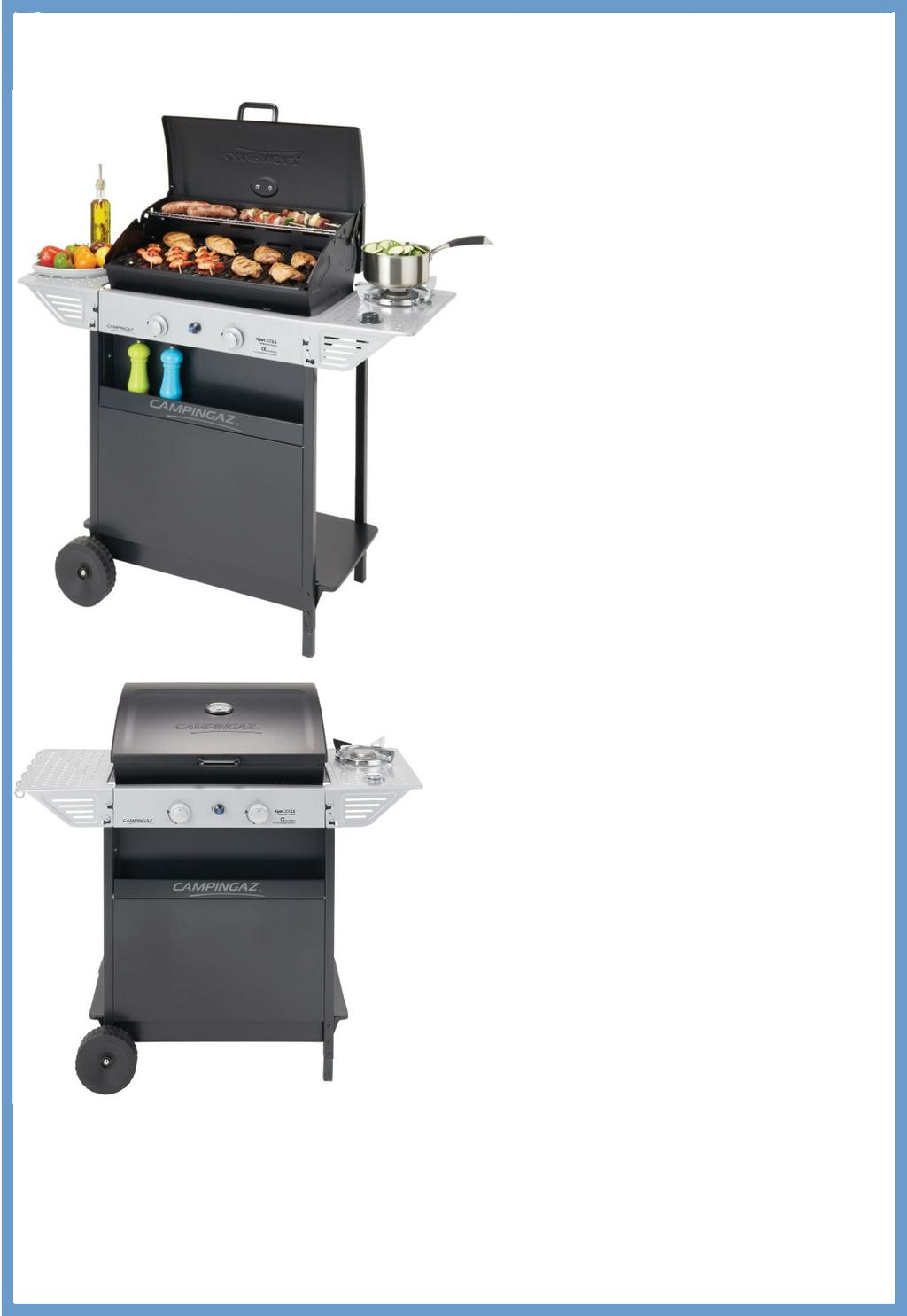 XPERT 200 LS 129.99 Cooking surface (cm²): 1870 Cooking Dimensions (cm): 54.5 x 34.5 cm Burner: Waffle burner, aluminised steel Number of burners: 2 Power: 7.1 kw + 2.