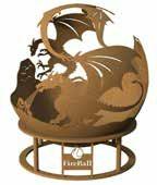 900 MM DRAGON FIREPIT 1499 Dragon: 860030 Specification: Individually handcrafted from 6mm