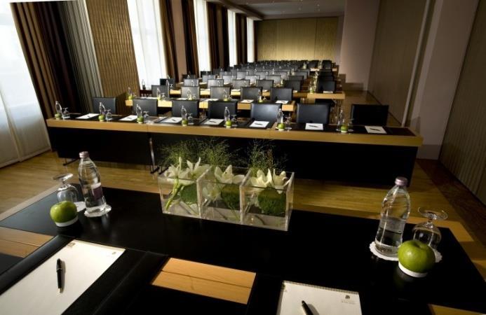The refurbishment of the conference rooms produced a fresh and modern look.