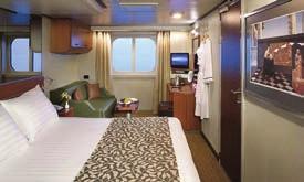 OCEANVIEW STATEROOM CABINS: H**, G*, F, E, DD, D, C A good choice for those wanting a window in their cabin.