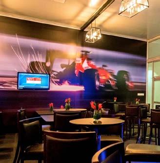 beers and soft drinks within the lounge Dedicated premium food and