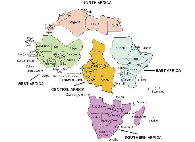 Future Interconnected Pools in Africa West African Power Pool North African Power