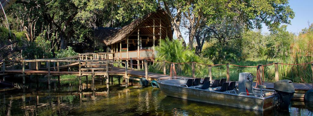 Xigera Camp Xigera Camp (pronounced Keejera) is located on a riverine island positioned on the extreme western boundary of the Moremi Game Reserve, in the center of the Okavango Delta alluvial fan.