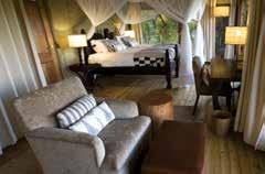 LITTLE VUMBURA CAMP Little Vumbura is a beautiful 6-room tented camp situated in a private concession