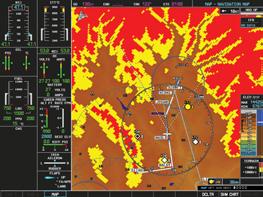 Central to the experience is the Garmin G1000 avionics suite, which features two Primary Flight Displays (PFDs) flanking the largest Multi-Function Display (MFD) in the industry.