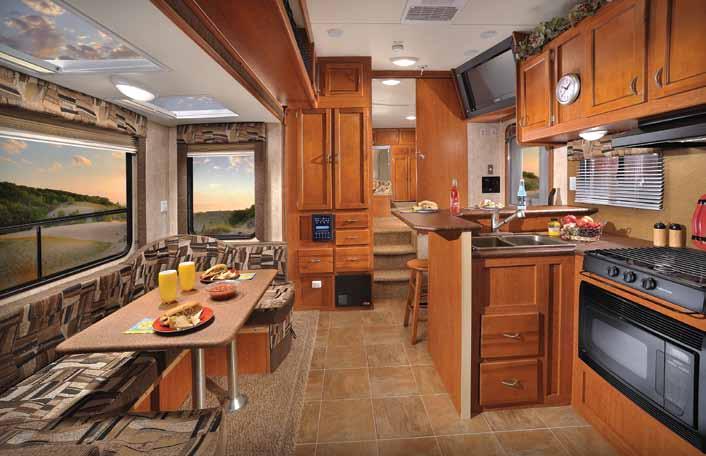306WP in Earth Tan Wolf Pack Fifth Wheels are the ultimate toy haulers at a great price