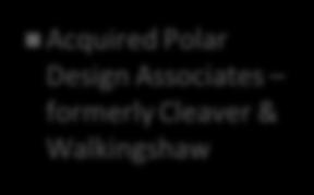 1998 Acquired Polar Design Associates formerly Cleaver &