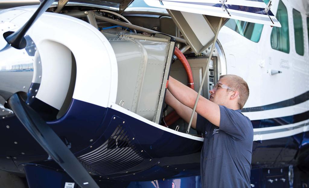 REST EASY TECHNICAL SUPPORT AND PARTS ARE AT YOUR FINGERTIPS Backed by more than 90 years of experience, Textron Aviation s worldwide service network offers you technical support representatives with