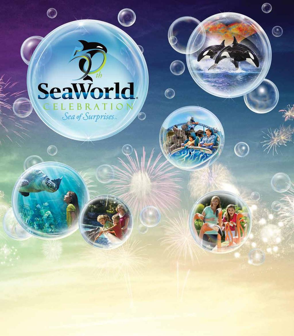 As a valued Pass Member you know that SeaWorld has surprised and delighted guests with unique, sea-inspired entertainment, exhilarating rides and up-close animal encounters with marine life for five