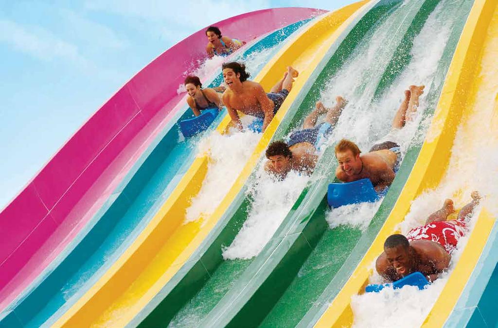 Meet the all-new Taumata Racer, a high-speed competitive mat ride where six racers rip down a staggeringly steep hill, head first. Aquatica San Diego located in Chula Vista.