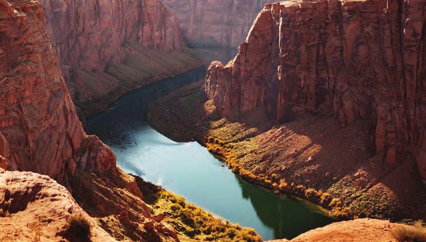 Colorado River Excursions Not far from Amangiri, Glen Canyon Dam offers one of the calmest stretches of the mighty Colorado River perfect for scenic boat trips.