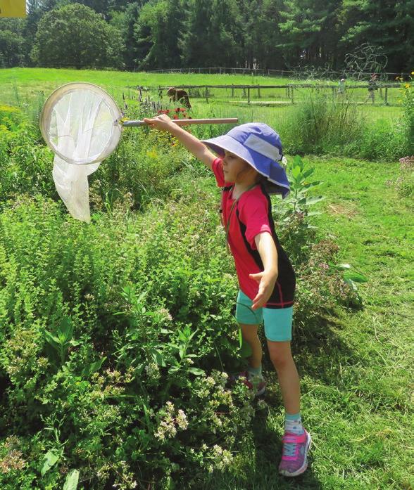 Wolbach Farm TIME 8:30 AM-3 PM FIVE-DAY, NATURE-FOCUSED SESSIONS FOR CAMPERS ENTERING PRE-K GRADE 1 help to develop comfort and connections with nature.