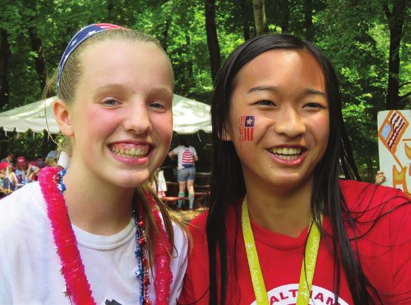 Each session, they are assigned an age group to work with for the full week, developing bonds with campers and assisting with camp programs.