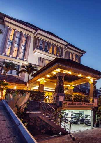 The nearby entertainment district offers a variety of dining and shopping options. Buildings of historic interest and other tourist attractions in and around Bandung are all within easy reach.