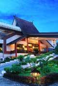 Facilities and Services: 112 rooms including Presidential Suites, Junior Suites, Deluxe and Superior Ballroom for up to 300 persons and meeting room Outdoor banquet venue for up to 500 persons Jukung