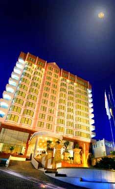 kalimantan This four-star international hotel is located beside an extensive shopping mall with a variety of dining choices, shops, supermarket, children s playground, cinemas, and many other