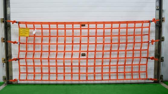 Loading Dock Safety Nets Wall Mounted Kits Capable of stopping non-motorized handcarts & light duty electric pallet trucks, this model mounts on brackets specially